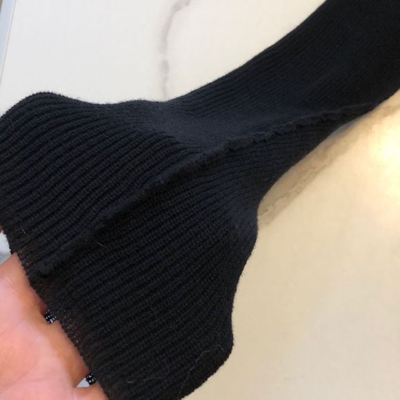 Label + Thread size M black light weight cardigan sweater layer work fall winter - Picture 9 of 13